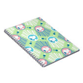 Carnet Peanuts | Snoopy Mint Green Deco Dreams Pattern (Côté Droit)
