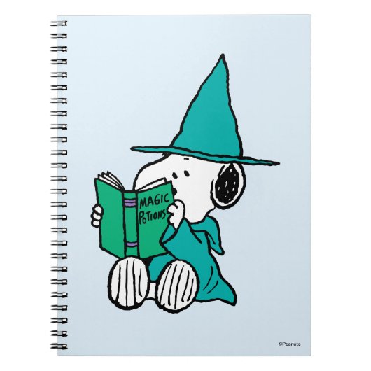 Carnet Peanuts Snoopy Potions Magiques Halloween (Devant)