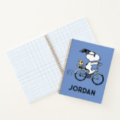 Carnet Peanuts | Snoopy & Woodstock Bicyclette (Intérieur)