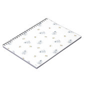 Carnet Peanuts | Snoopy & Woodstock Laughing Pattern (Côté gauche)