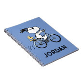 Carnet Peanuts | Vélo Snoopy & Woodstock (Côté Droit)