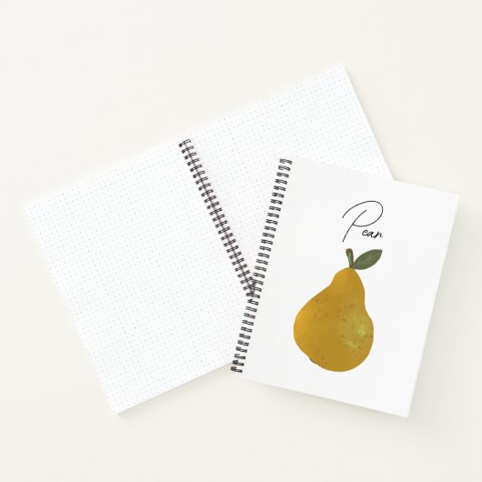 Carnet Pear Fruit Illustration  (Intérieur)