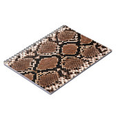 Carnet Peau de Crotale Diamondback Occidental (Côté gauche)