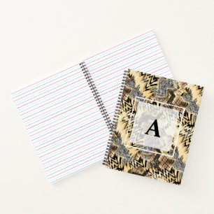 Carnet peau de léopard, serpents