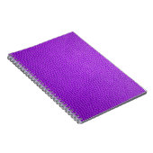 Carnet Peau de peau pourpre texture peau (Côté Droit)