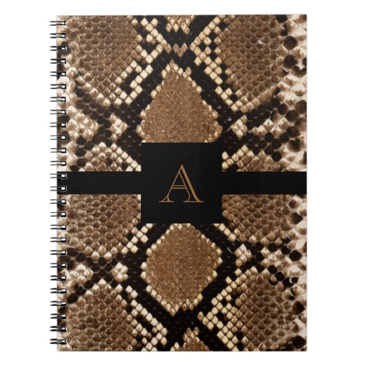 Carnet Peau de serpent (Devant)