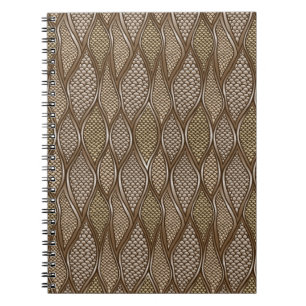 Carnet Peau de serpent stylisée