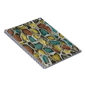Carnet Peaux de serpent colorées : conception transparent (Côté Droit)