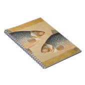 Carnet Pêche à la carpe peinture à l'eau douce (Côté Droit)