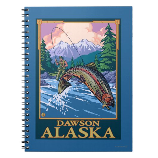 Carnet Pêche à la mouche - Dawson, Alaska (Devant)