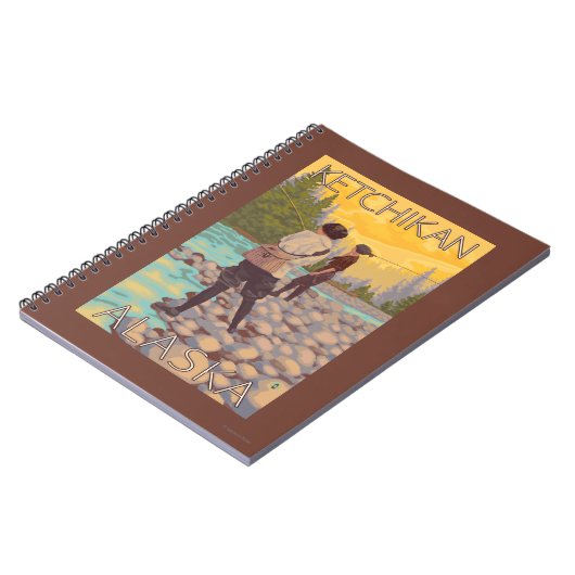 Carnet Pêche à la mouche - Ketchikan, Alaska (Côté gauche)