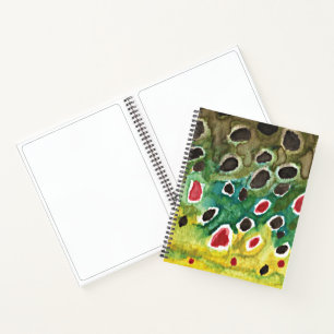 Carnet Pêche à la mouche Pêche à la truite Brown Pêc