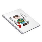 Carnet Pêche Brown d'amour du garçon I de cheveux (Côté Droit)