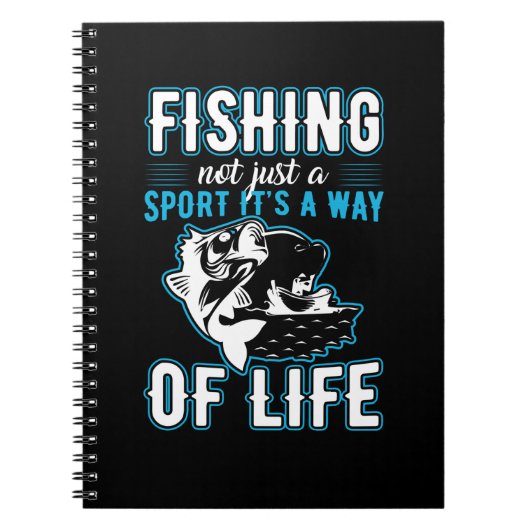 Carnet Pêche C'Est Un Mode De Vie (Devant)