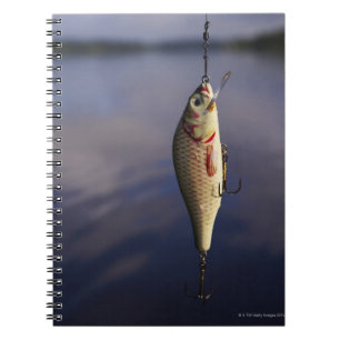 Carnet pêche de l'attrait devant l'eau