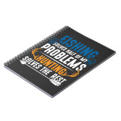 Carnet Pêche et chasse Poisson humoristique et chasse Hob (Côté gauche)