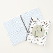 Carnet Pêche Rod & Reel Poisson Thème Pêcheur Monogramme (Intérieur)
