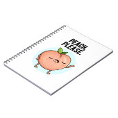 Carnet Pêche s'il vous plaît Punition de fruit drôle (Côté gauche)