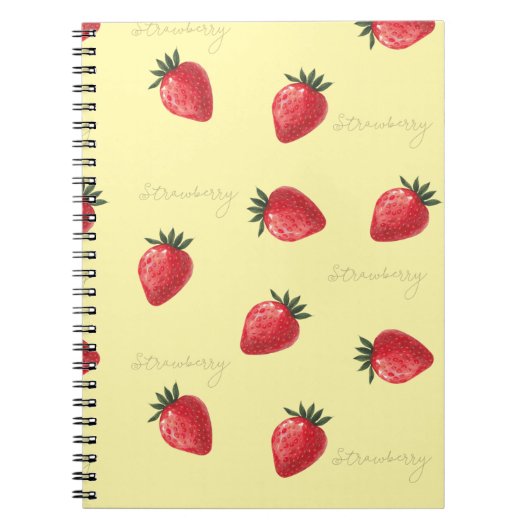 Carnet Pêcher Fraise (Devant)
