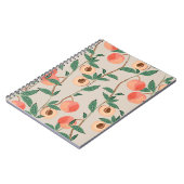 Carnet Pêcher les branches d'arbres avec des feuilles et (Côté gauche)