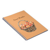 Carnet Pêches dans un panier (Côté Droit)