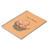 Carnet Pêches dans un panier (Côté gauche)