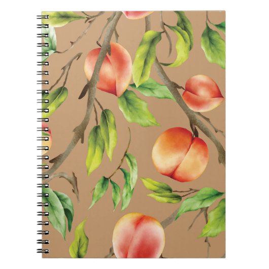 Carnet Pêches sur l'arbre (Devant)