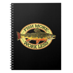 Carnet Pêcheur de mouches à truites de Brook