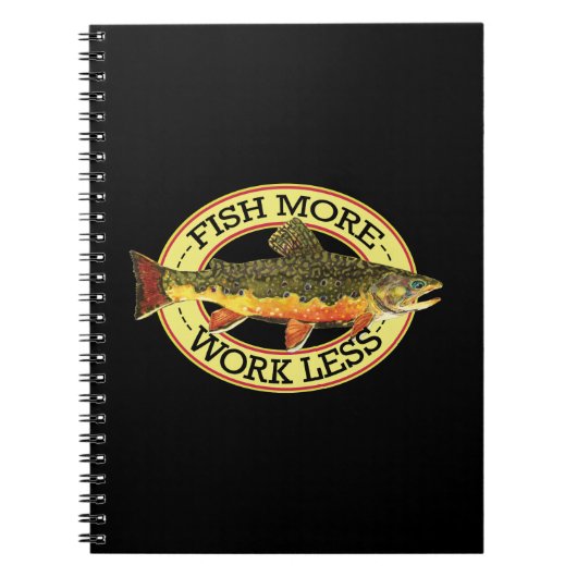 Carnet Pêcheur de mouches à truites de Brook (Devant)