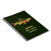Carnet Pêcheur de truite de Brook (Côté Droit)