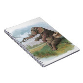 Carnet Pêcheur d'éléphant pêche Illustration (Côté Droit)