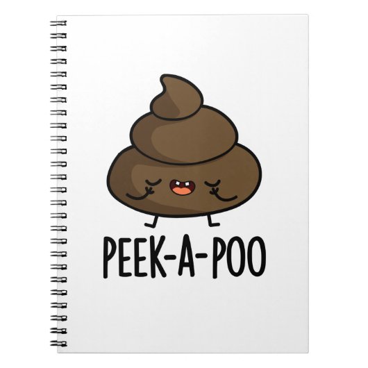 Carnet Peek A Poo Blague sur Caca Drôle (Devant)