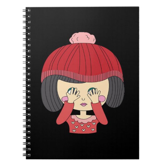 Carnet Peekaboo Girl Sloth Design (Devant)