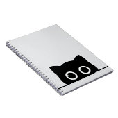 Carnet Peeking Black Cat Spiral Photo Notebook (Côté Droit)
