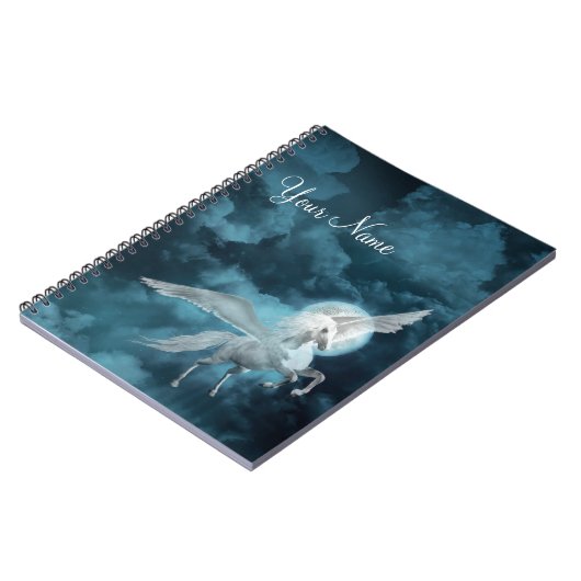 Carnet Pegasus clair de lune (Côté gauche)