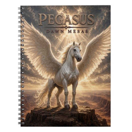 Carnet Pegasus Dawn Mesas Dark Cinema (Devant)