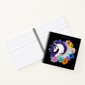 Carnet Pegasus Noir Floral (Intérieur)
