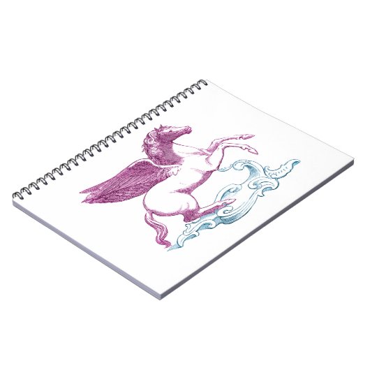 Carnet Pegasus Violet (Côté gauche)
