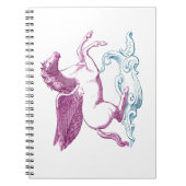 Carnet Pegasus Violet (Devant)