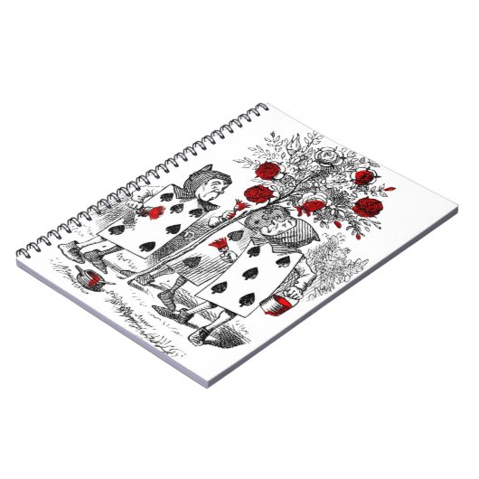 Carnet Peignant les roses rouges (Côté gauche)