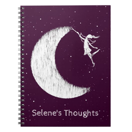 Carnet Peignez la lune pourpre (Devant)