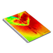 Carnet peint à la main de défenseur de la veuve et (Côté Droit)