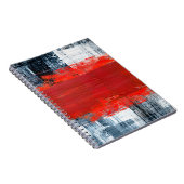 Carnet peint à la main fond abstrait, abstrait, douleur (Côté Droit)