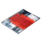 Carnet peint à la main fond abstrait, abstrait, douleur (Côté gauche)