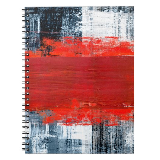 Carnet peint à la main fond abstrait, abstrait, douleur (Devant)