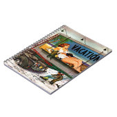 Carnet Peintres en tableau en hiver par Stevan Dohanos (Côté gauche)