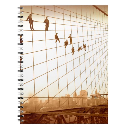 Carnet Peintres vintages Brooklyn Bridge (Devant)