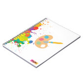 Carnet peinture à éclat (Côté gauche)