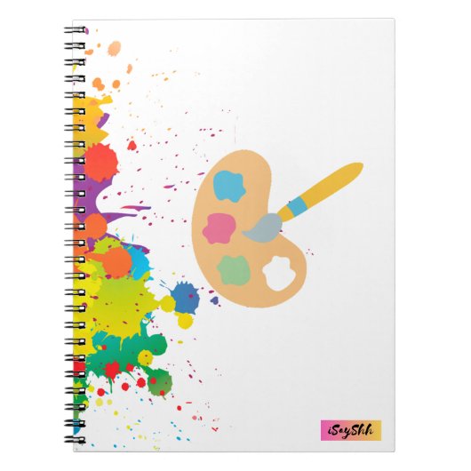 Carnet peinture à éclat (Devant)