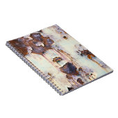 Carnet Peinture à épluchage du Wagon du train rouillé (Côté Droit)